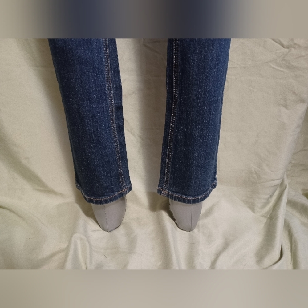 ZCO Premium Dark Blue Straight Leg Denim Jeans - Picture 6 of 10